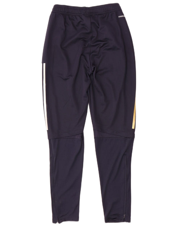 Pantaloni da tuta da uomo Adidas Leeds United Football Club piccoli blu navy