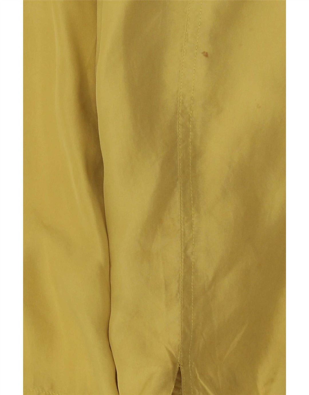 Giacca utilitaria vintage da uomo UK 44 2XL seta gialla