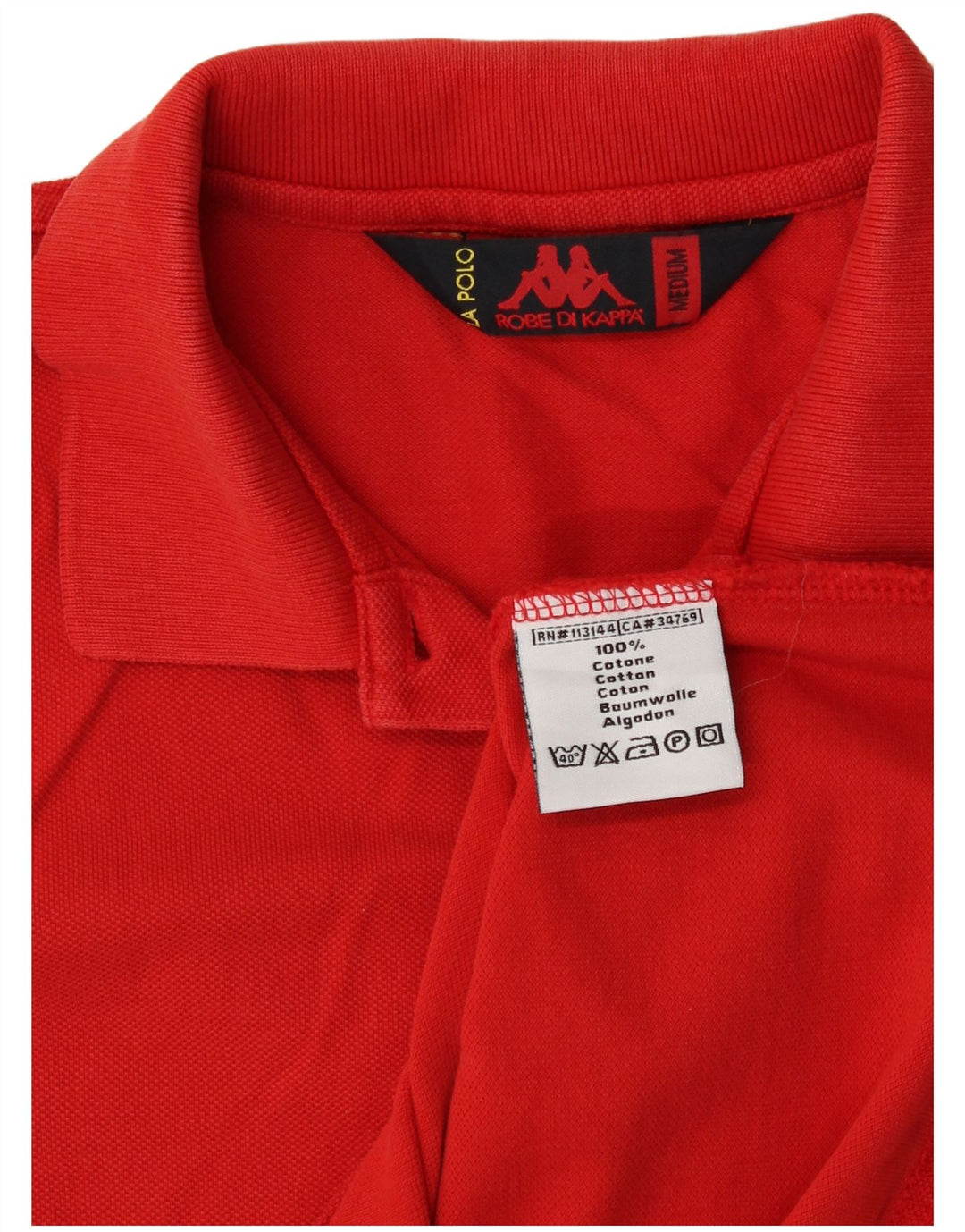 Polo senza maniche da donna KAPPA UK 14 rosso medio in cotone