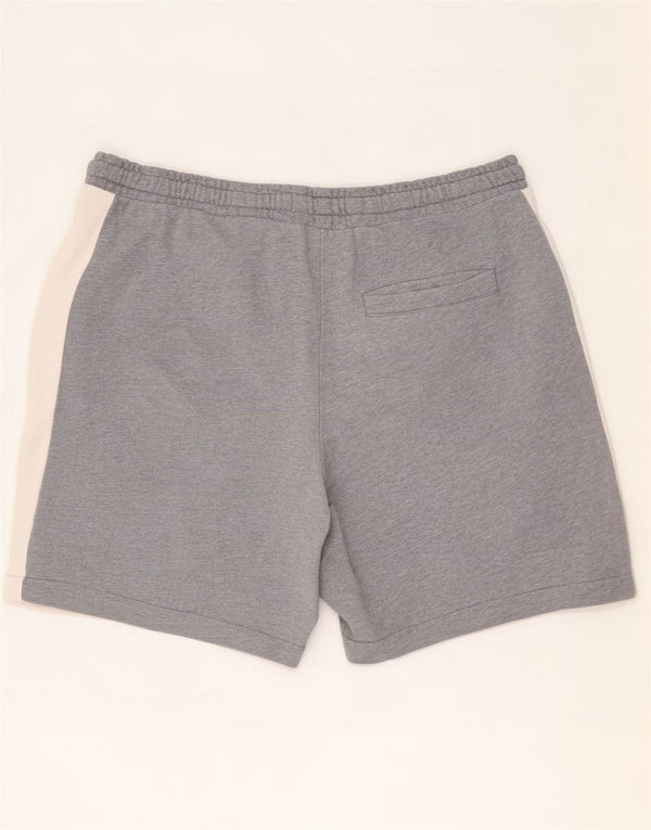 Lyle & Scott Mens Sport Shorts 2XL Grey Colourblock Cotton