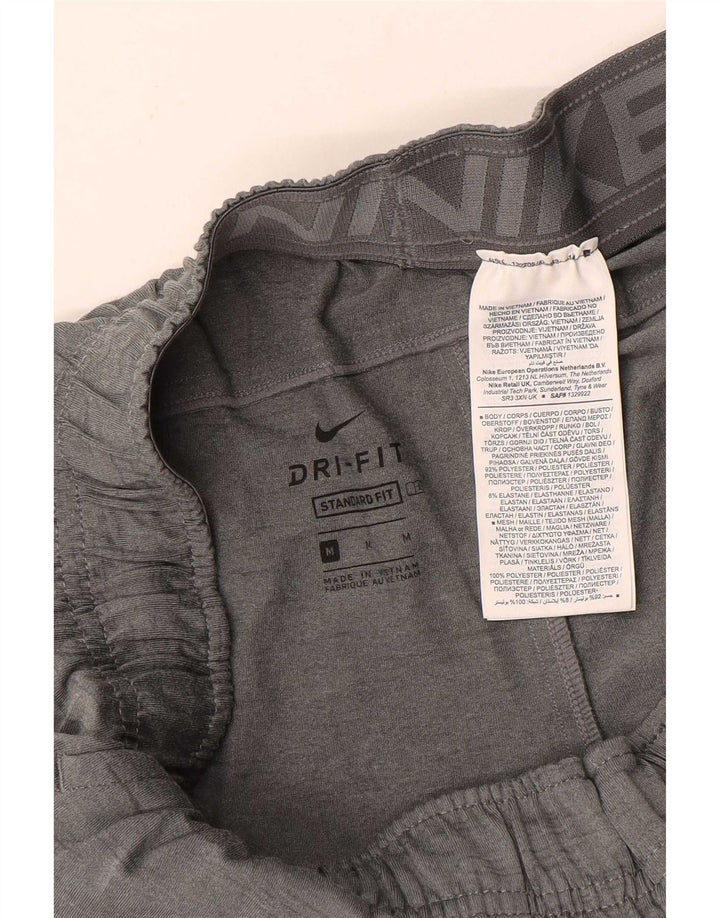 Pantaloncini sportivi Nike Dri Fit Standard da uomo in poliestere chiazzato grigio medio