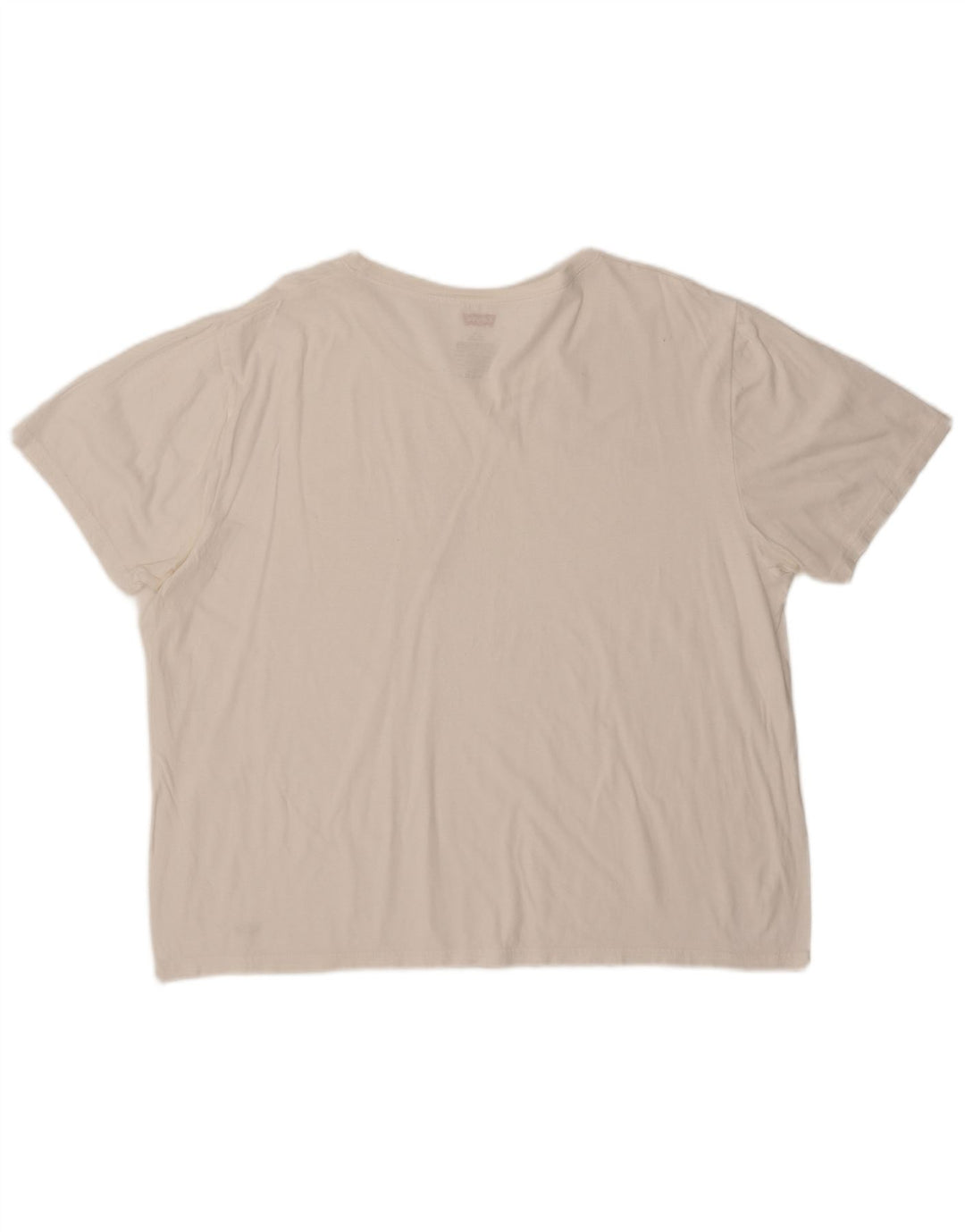 T-shirt da uomo LEVI'S UK 42/44 grande cotone bianco