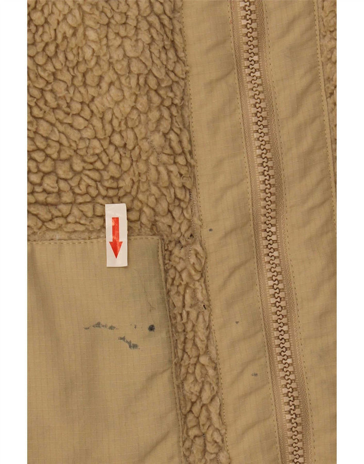 Giacca in pile da uomo Urban Outfitters UK 36 Small Beige Poliestere