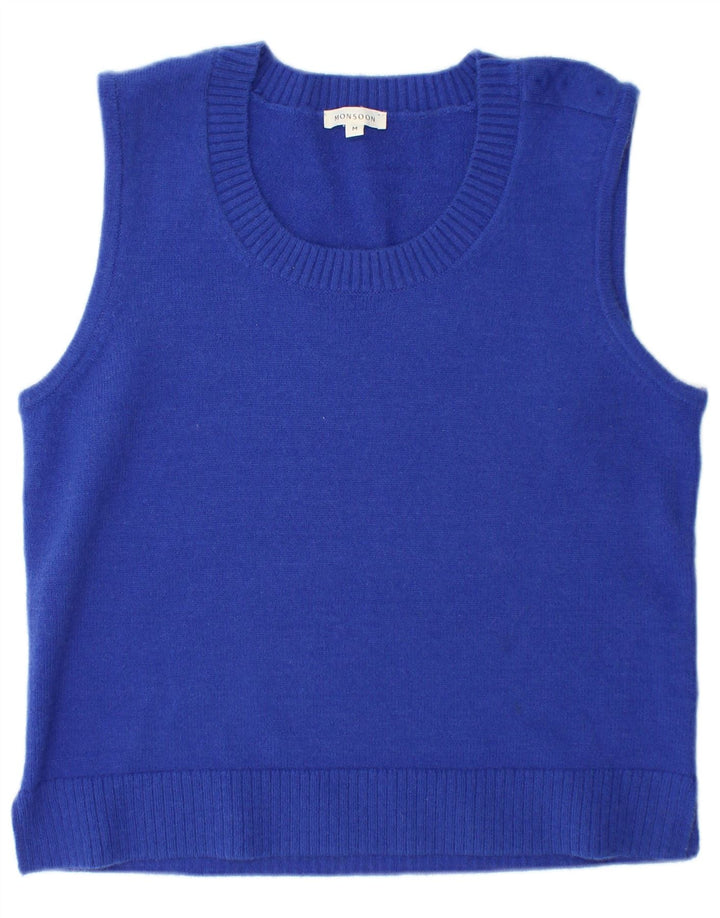 Canotta da donna Monsoon UK 14 Acrilico blu medio
