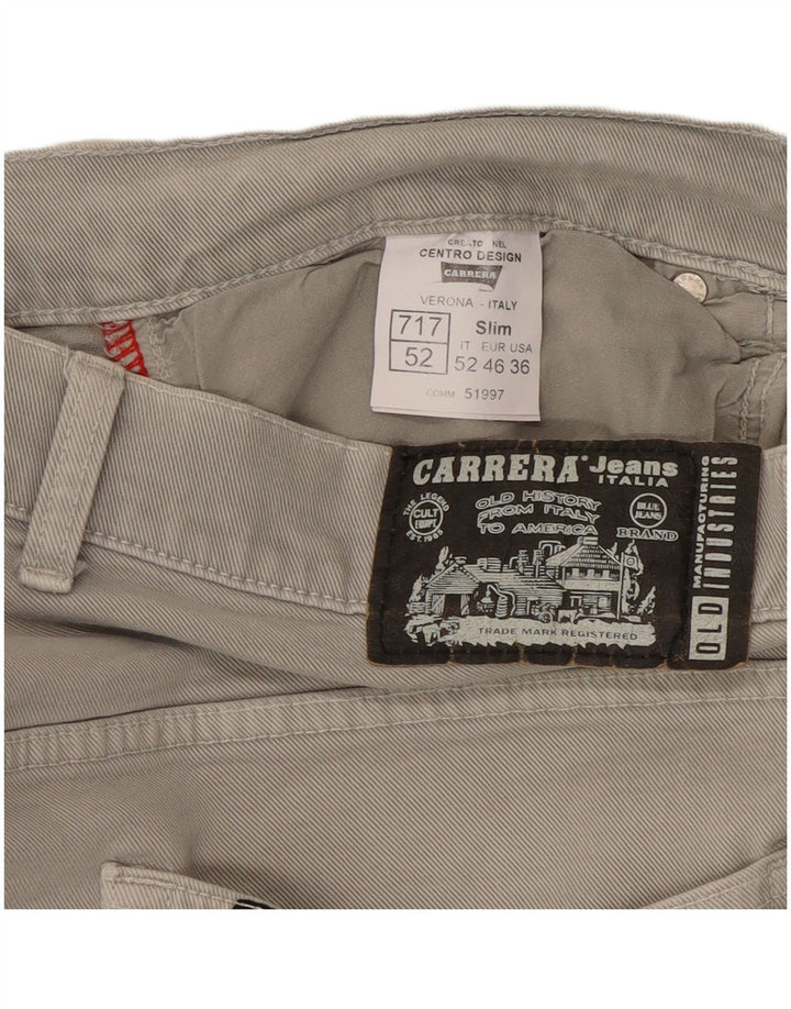 Jeans Carrera Uomo 717 Slim W36 L33 Cotone Grigio