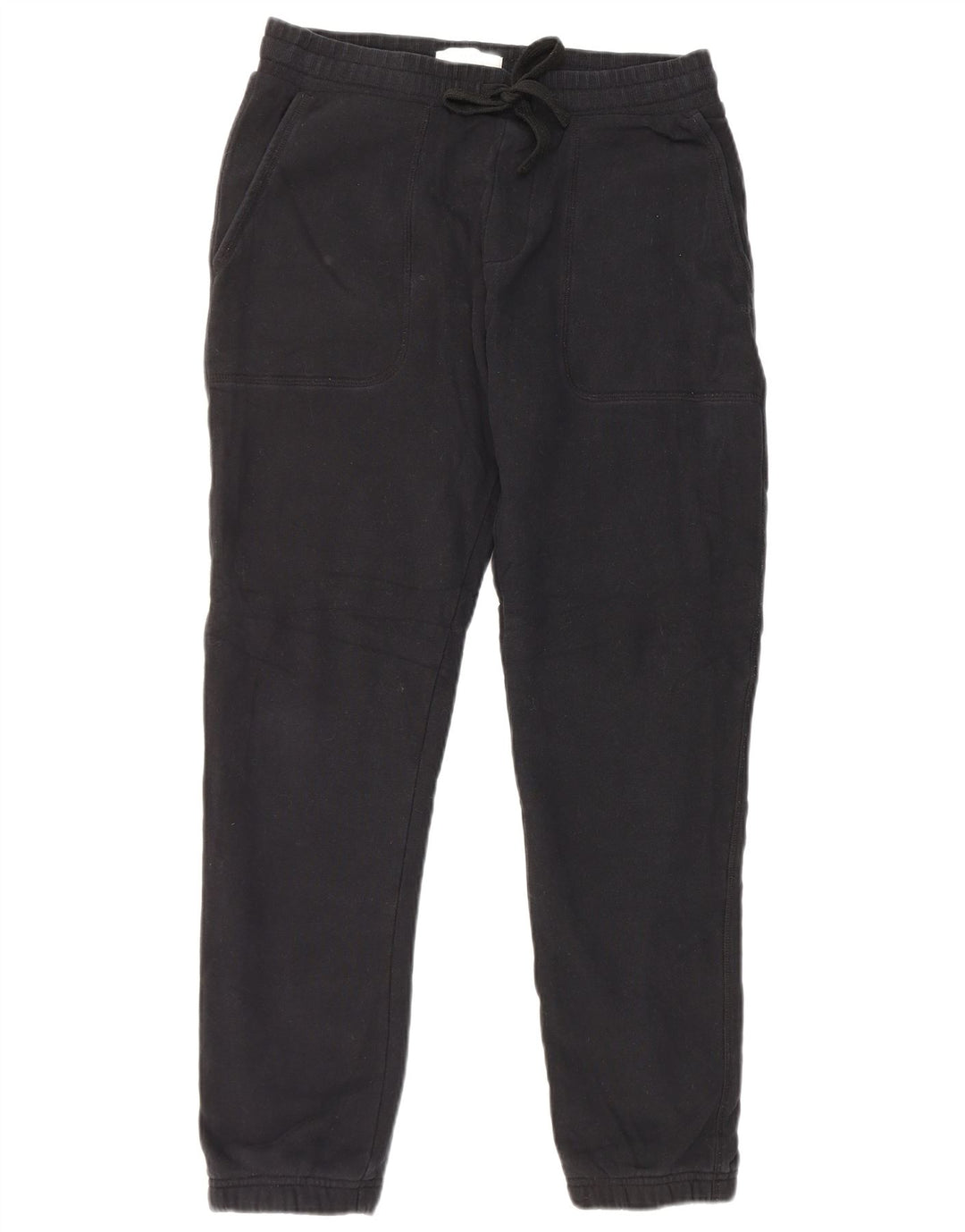 Pantaloni da uomo Marks & Spencer vestibilità regolare giacca a vento piccoli in cotone nero