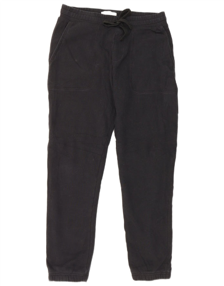 Pantaloni da uomo Marks & Spencer vestibilità regolare giacca a vento piccoli in cotone nero