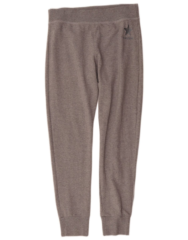 Pantaloni da tuta da donna Converse Joggers UK 12 Cotone chiazzato grigio medio
