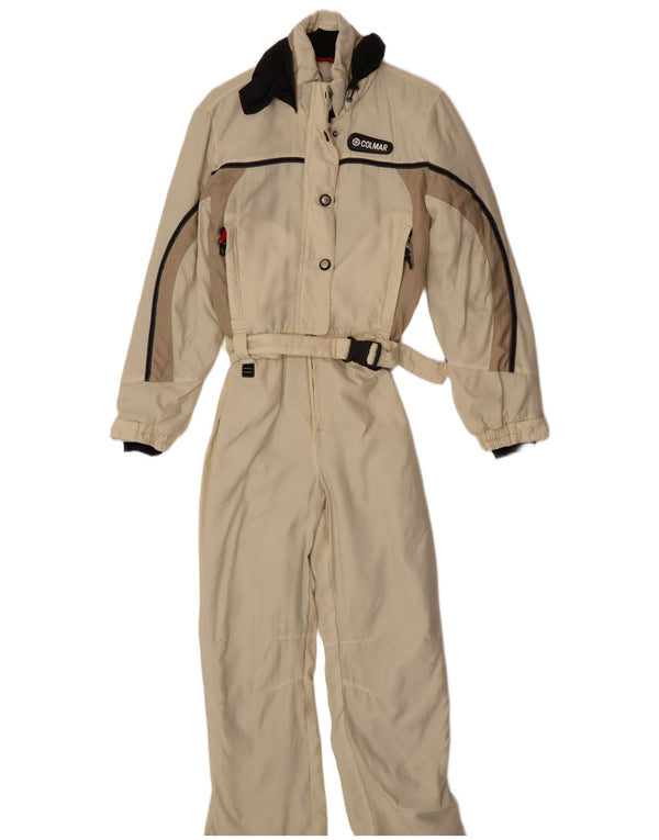 Tuta da sci da donna Colmar IT 42 Small Off White Colourblock in poliammide
