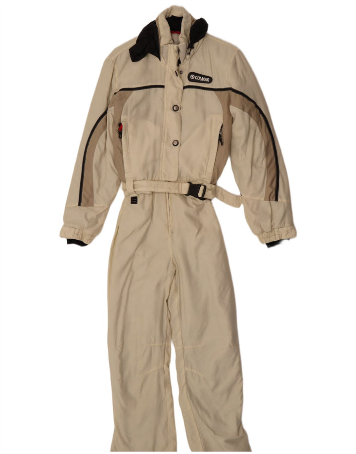Tuta da sci da donna Colmar IT 42 Small Off White Colourblock in poliammide