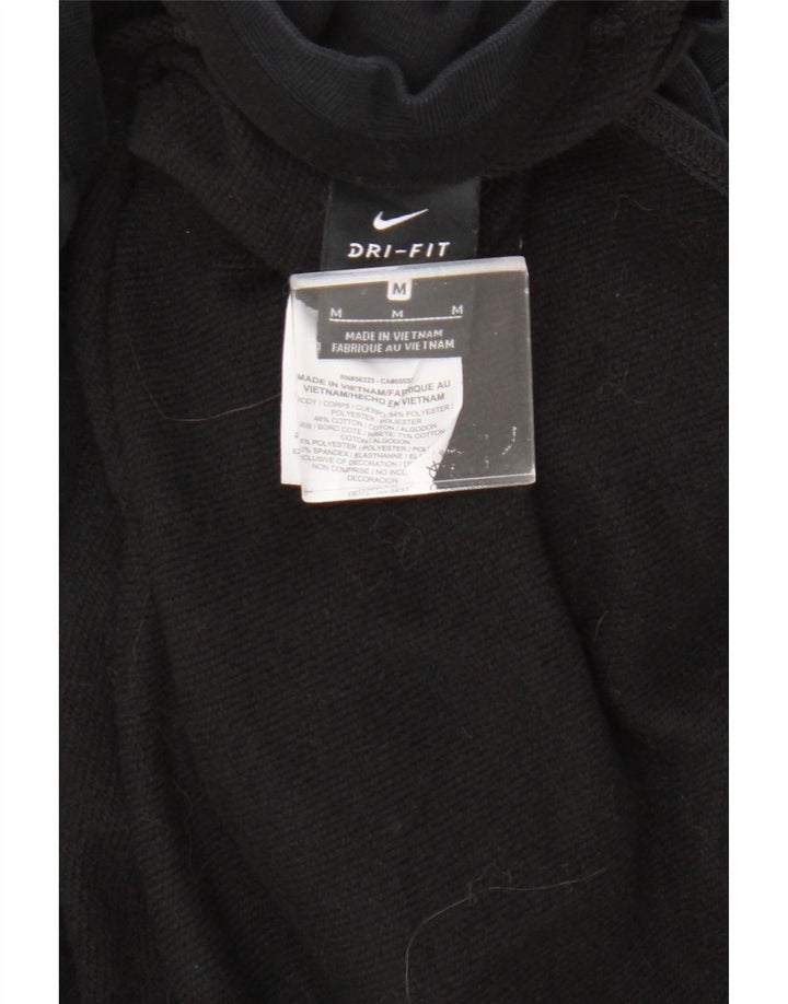 Felpa oversize da donna Nike Dri Fit maglione UK 14 medio nero