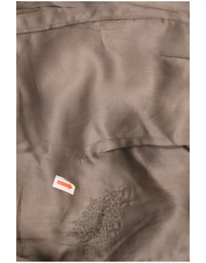 Giacca in pelle da donna VINTAGE UK 14 media nera