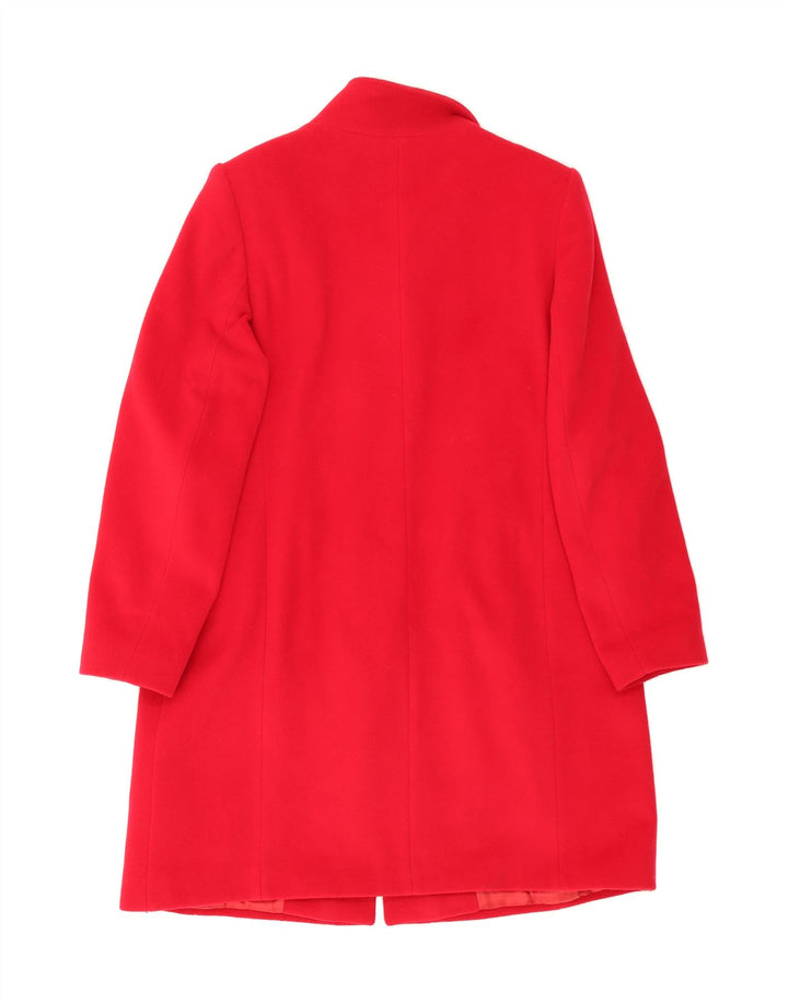 CHRISTINA FELIX Womens Overcoat UK 18 XL Red Wool Vintage Christina Felix and Second-Hand Christina Felix from Messina Hembry 