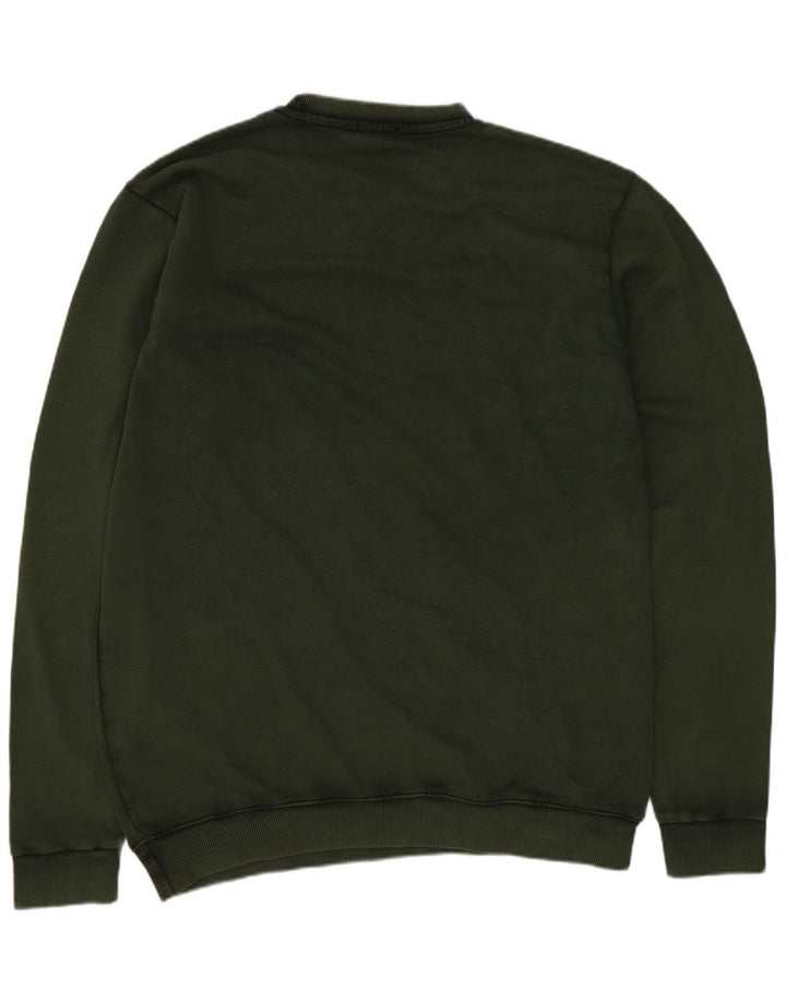Urlo! Felpa Uomo Maglione Grande Cotone Verde