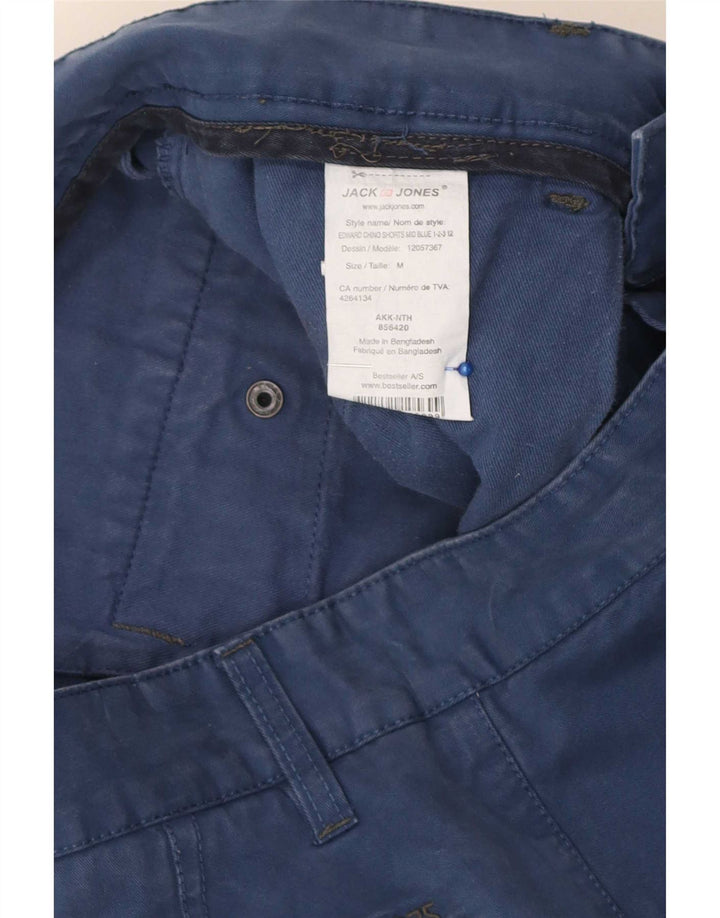 Pantaloncini chino da uomo Jack & Jones medi W32 in cotone blu