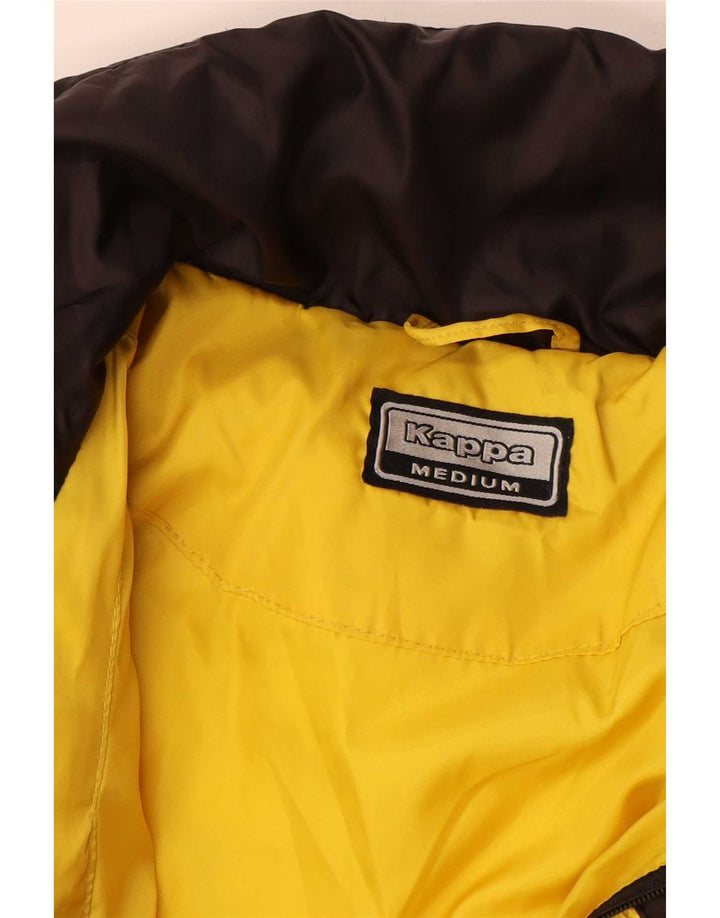 Giacca imbottita da uomo Kappa UK 38 poliammide color block giallo medio