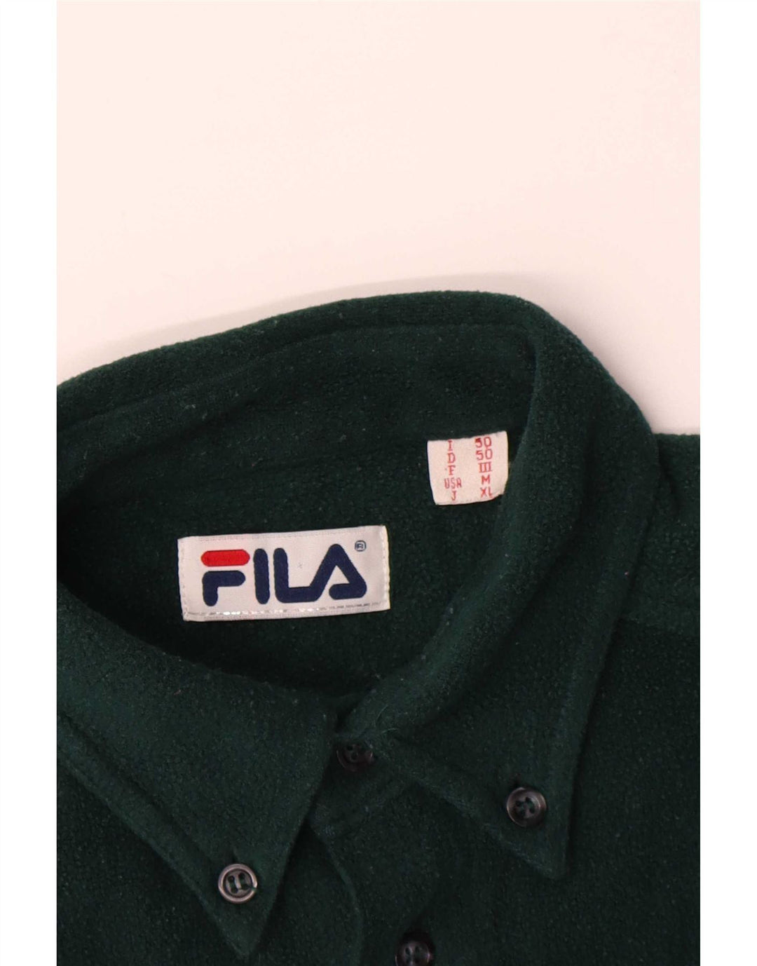 Maglia in pile Fila da uomo IT 50 verde medio