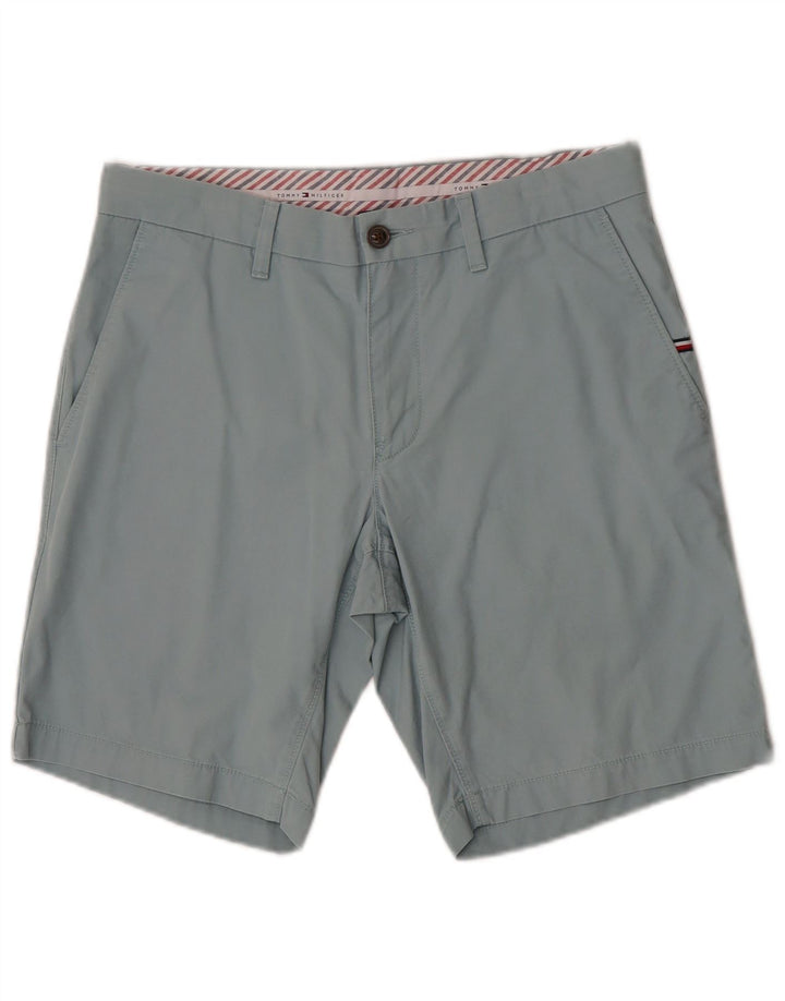 Pantaloncini chino da uomo Tommy Hilfiger W32 cotone blu medio