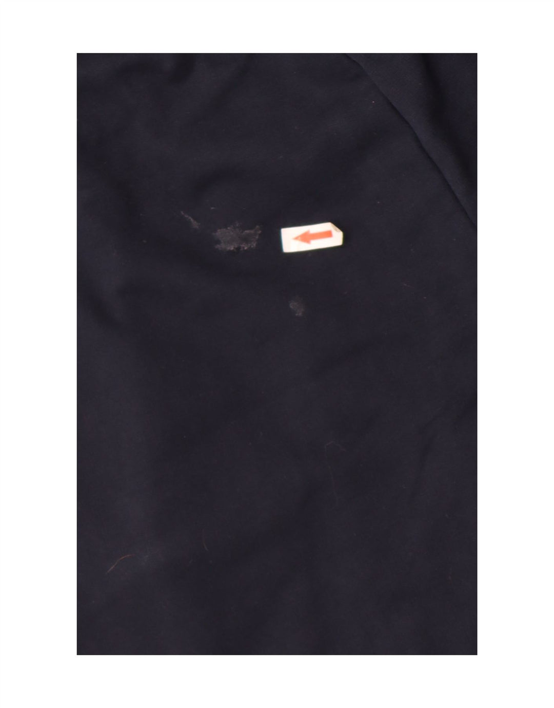 Pantaloncini sportivi grafici da uomo vintage in cotone blu navy medio