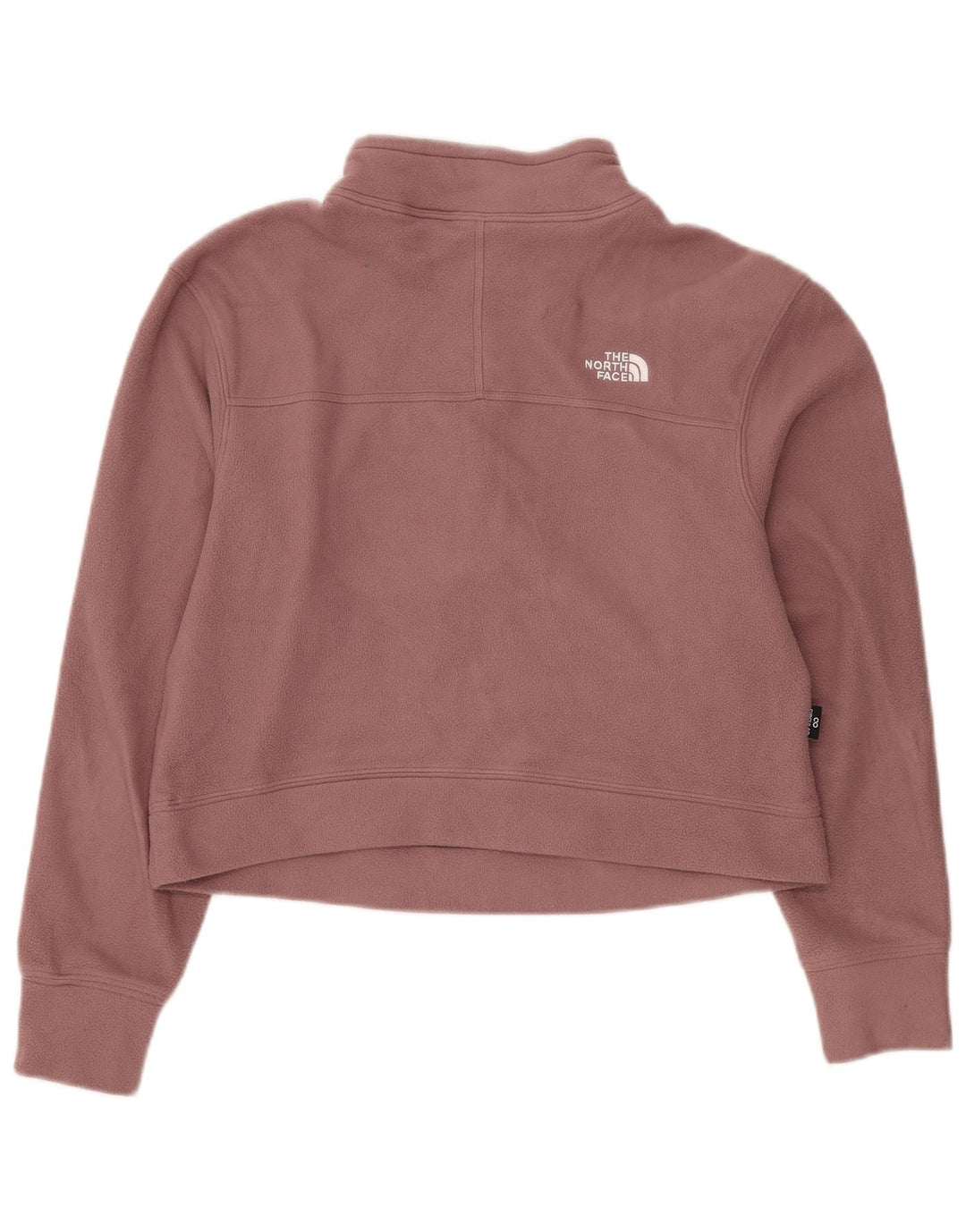 THE NORTH FACE Maglione in pile da donna con collo corto e zip UK 14 Rosa medio