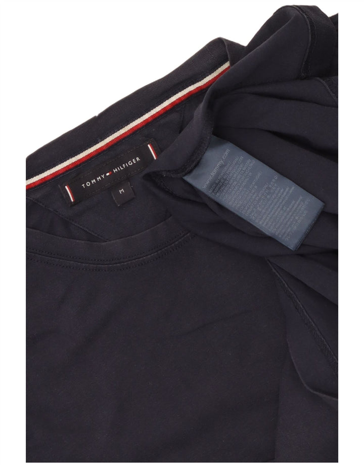 T-shirt da uomo Tommy Hilfiger Top in cotone blu navy medio