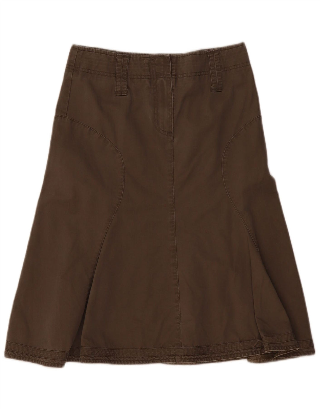 Gonna a trapezio da donna FAT FACE UK 8 piccola W30 kaki
