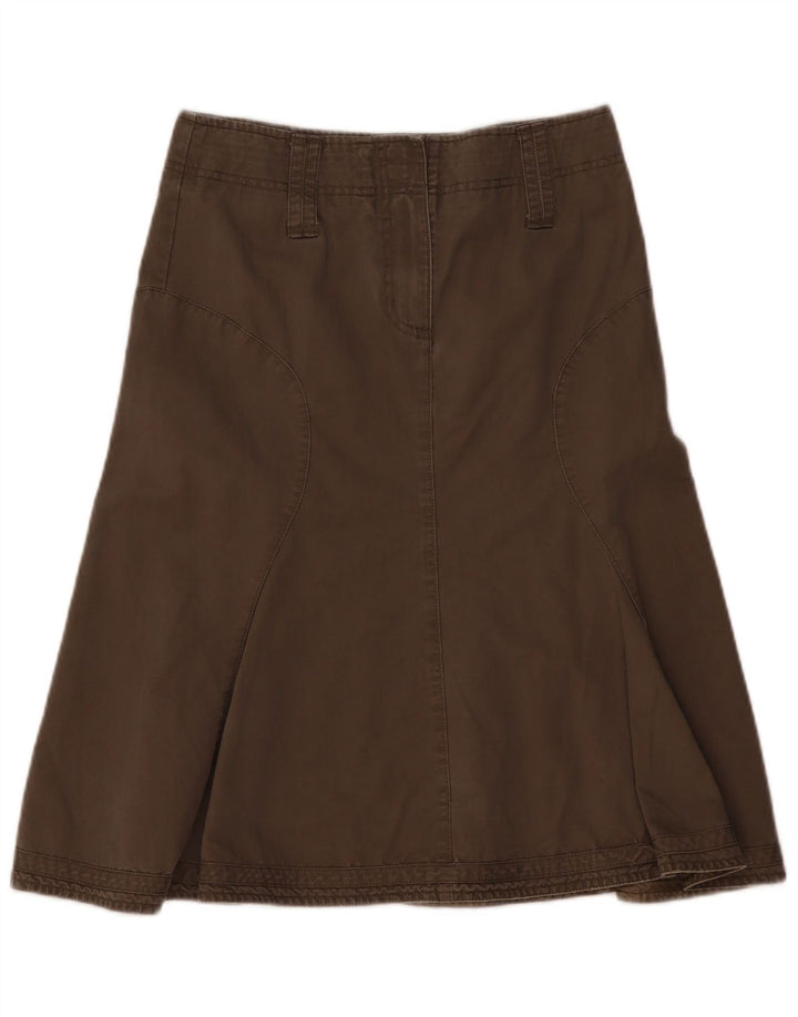 Gonna a trapezio da donna FAT FACE UK 8 piccola W30 kaki