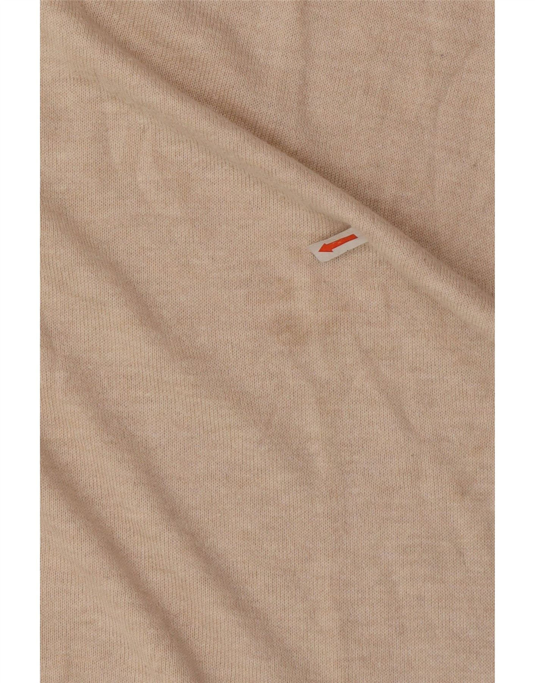 Abito polo oversize a maniche lunghe da donna Zara UK 10 piccolo poliestere beige