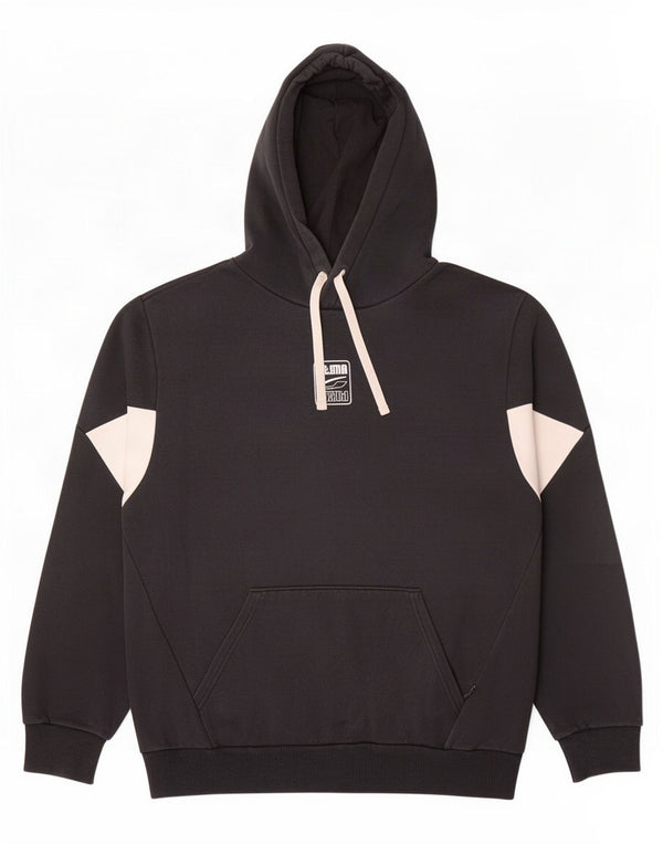 Felpa con cappuccio da uomo Puma Large Black Colourblock