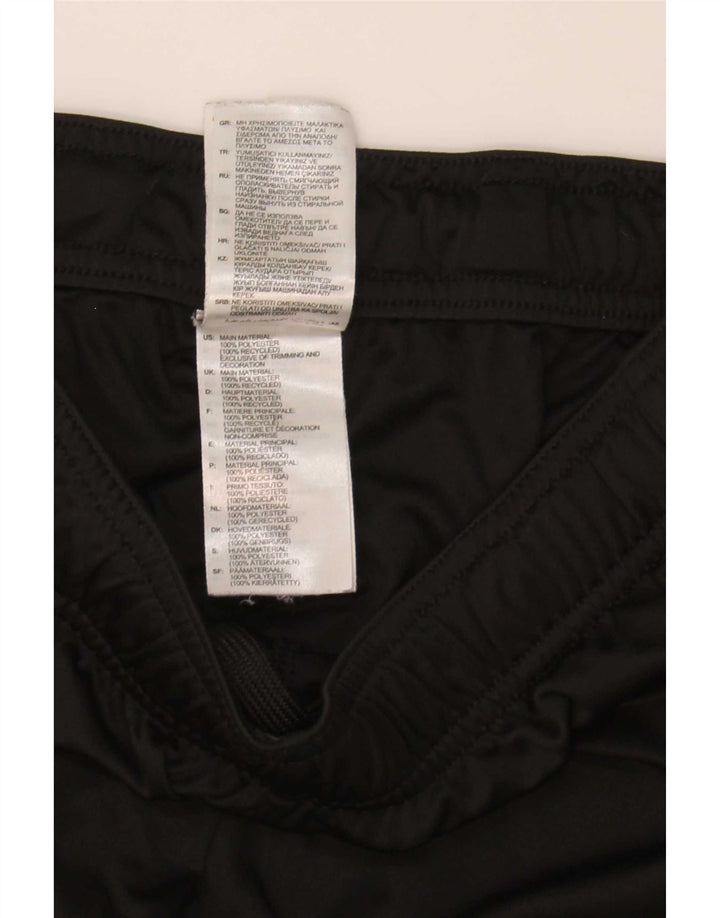 Pantaloncini sportivi Adidas da uomo piccoli in poliestere nero