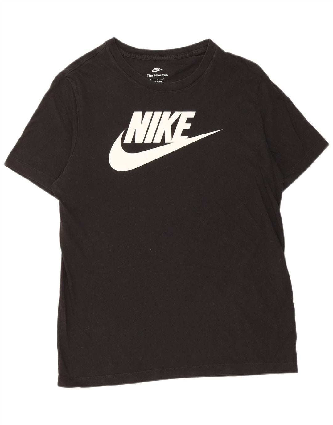 T-shirt grafica da uomo Nike Top grande in cotone nero