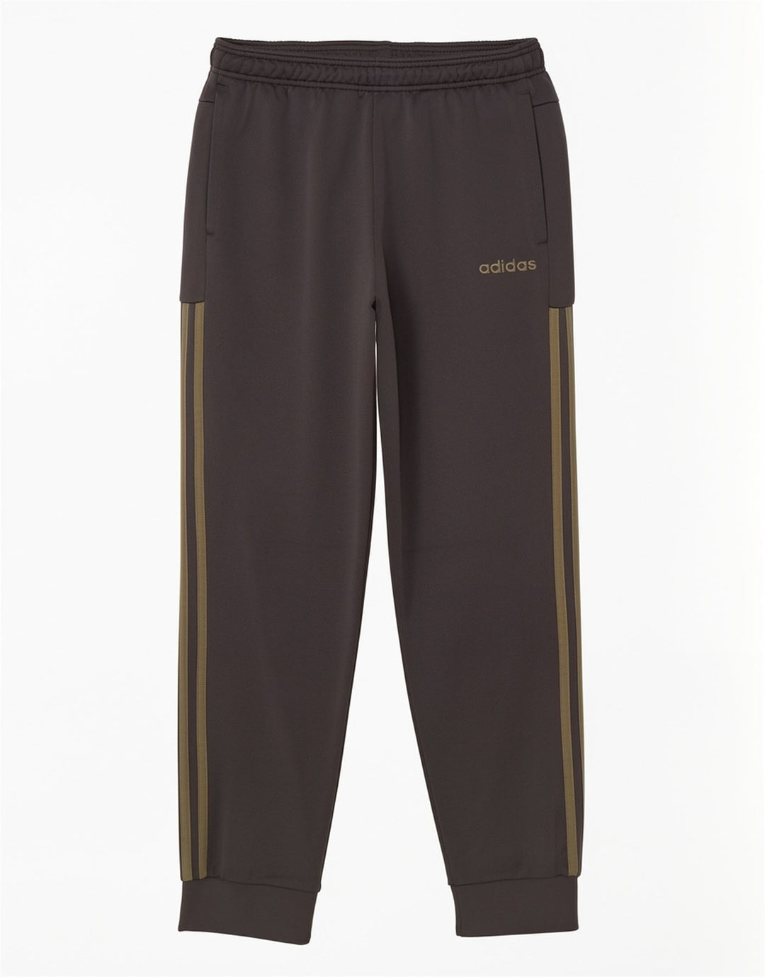 Pantaloni da tuta da uomo Adidas Joggers sportivi in ​​poliestere grigio medio