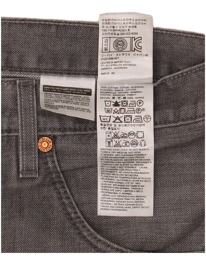Levi's Uomo 508 Jeans affusolati W34 L32 Cotone grigio