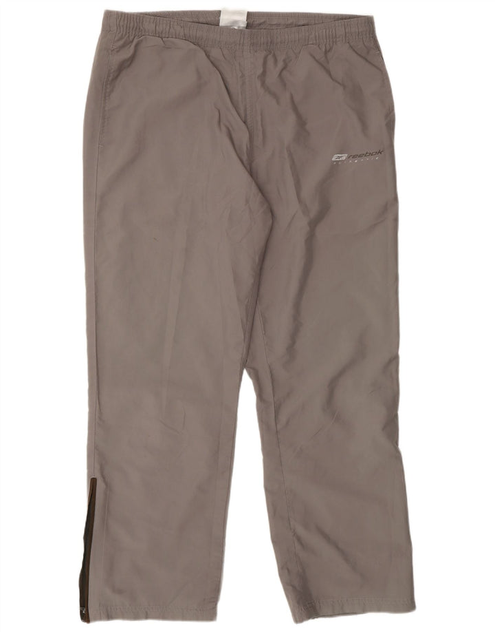 Pantaloni da tuta Reebok da uomo di colore grigio medio