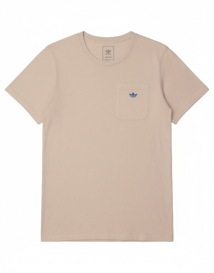 ADIDAS Mens T-Shirt Top Small White Cotton