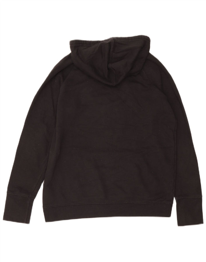 Maglione con cappuccio grafico da uomo CHAMPION piccolo in cotone nero