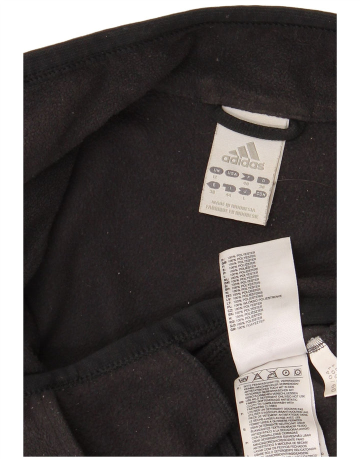 Giacca in pile Adidas da donna Climawarm UK 12 medio poliestere nero