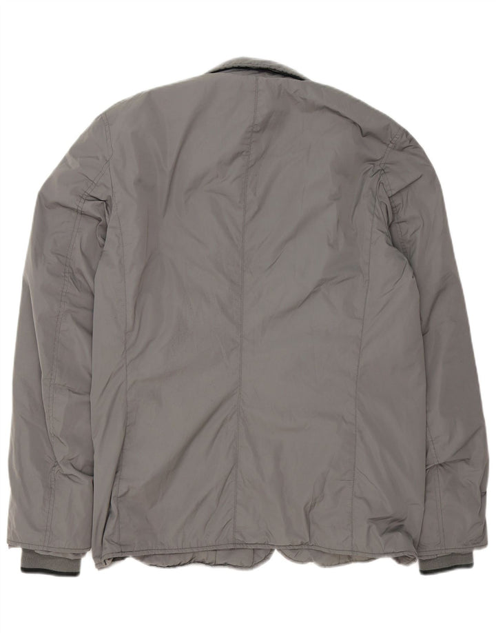Giubbotto bomber da uomo Conte of Florence UK 40 Large Grigio Poliestere