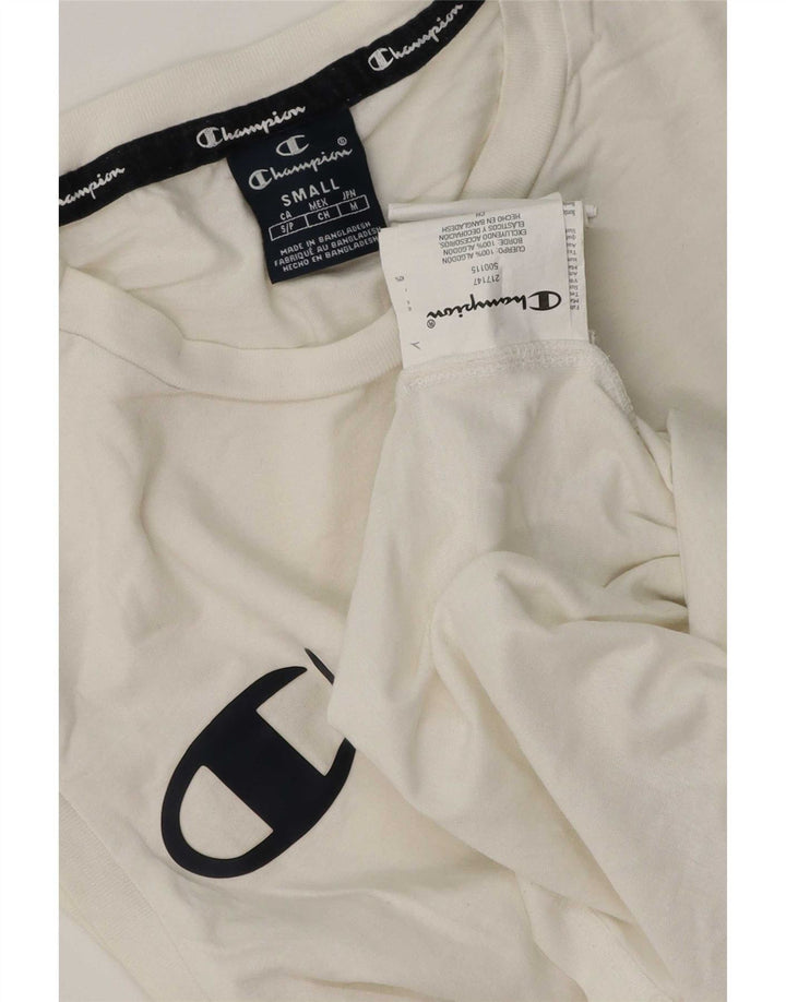 Champion Mens Graphic Vest Top Small White Cotton