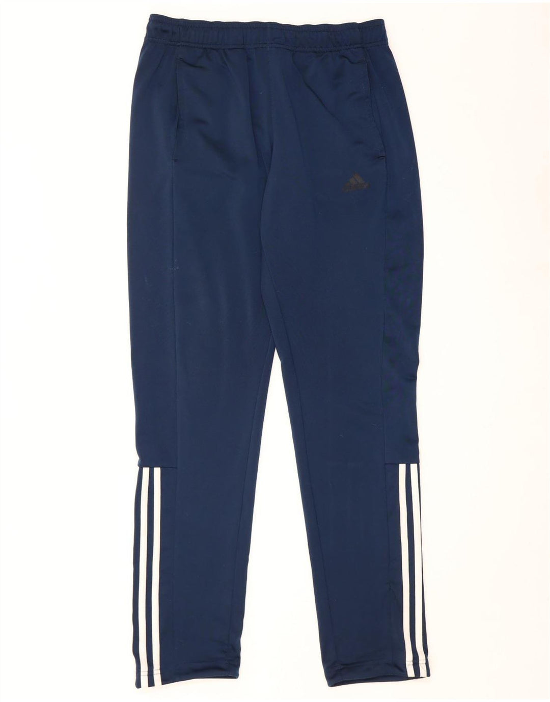 Pantaloni da tuta da uomo Adidas medi in poliestere blu navy