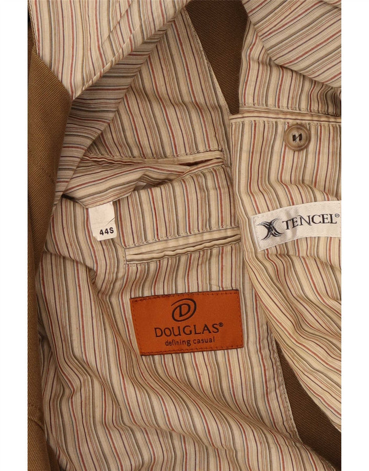 Giacca blazer da uomo a 2 bottoni Douglas UK 44 2XL Tencel marrone
