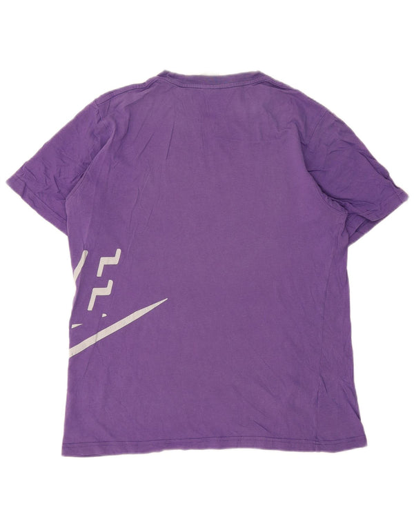 T-shirt grafica da uomo Nike Top UK 38/40 cotone viola medio