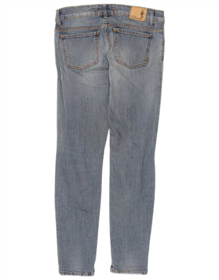 Jeans slim da donna MAISON CLOCHARD W28 L29 cotone blu