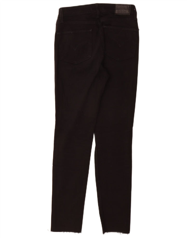 LEVI'S Jeans skinny a vita alta 721 da donna W27 L28 cotone nero