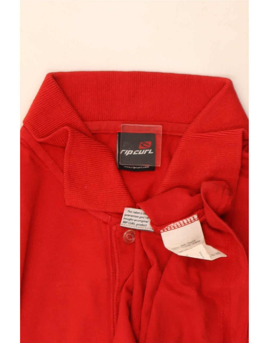 Polo da uomo Rip Curl piccola in cotone rosso