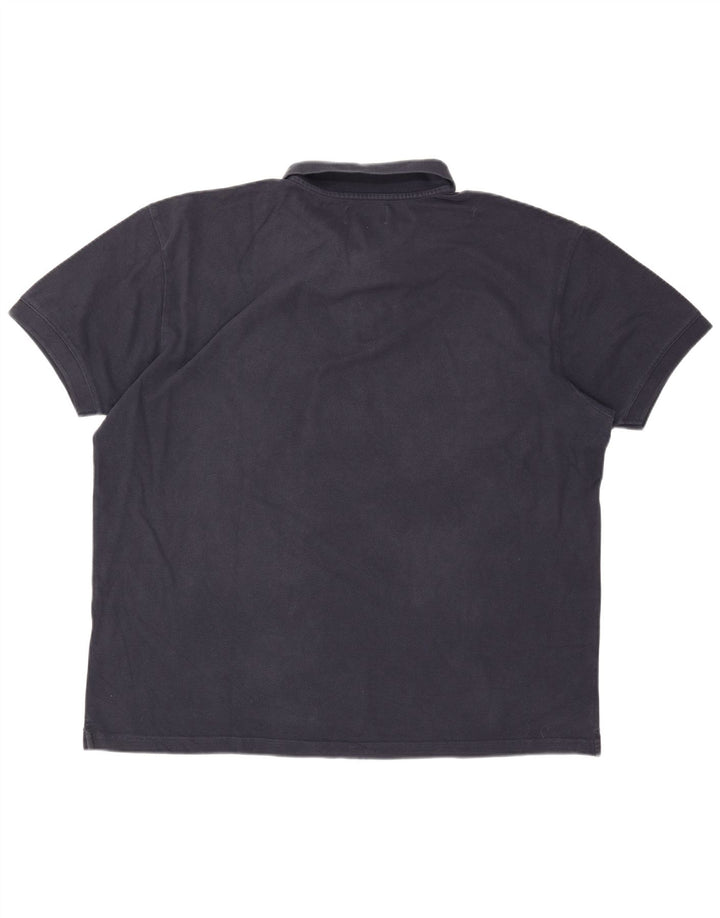 Polo da uomo Marlboro Classics 4XL Blu navy