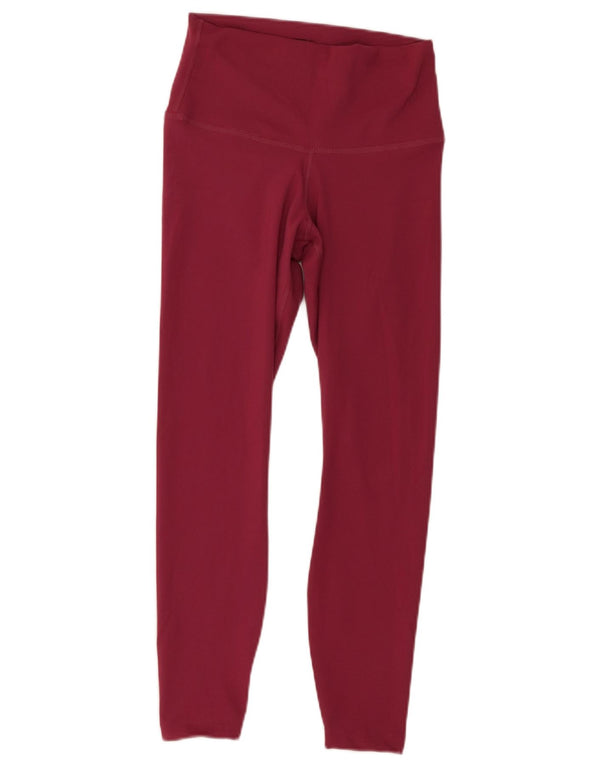 Leggings da yoga da donna Nike UK 12 bordeaux medio