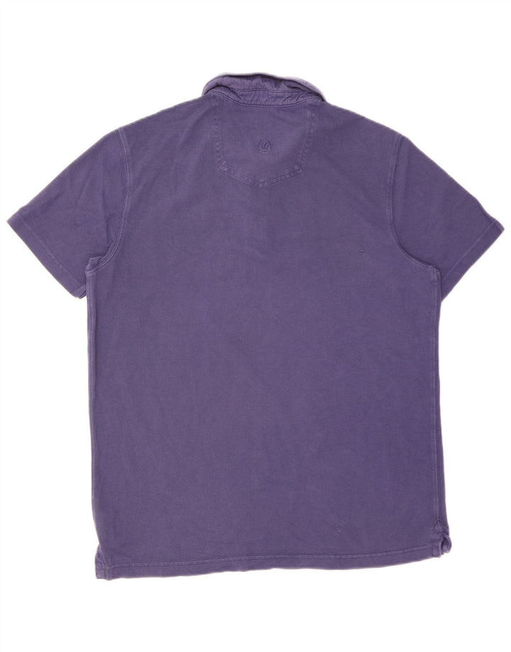 Polo da uomo FAT FACE grande in cotone viola