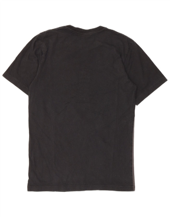 T-shirt grafica da uomo Nike Top Small in cotone color block nero