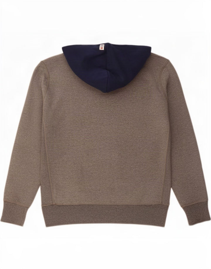 Maglione con cappuccio grafico da uomo Franklin & Marshall grande color grigio